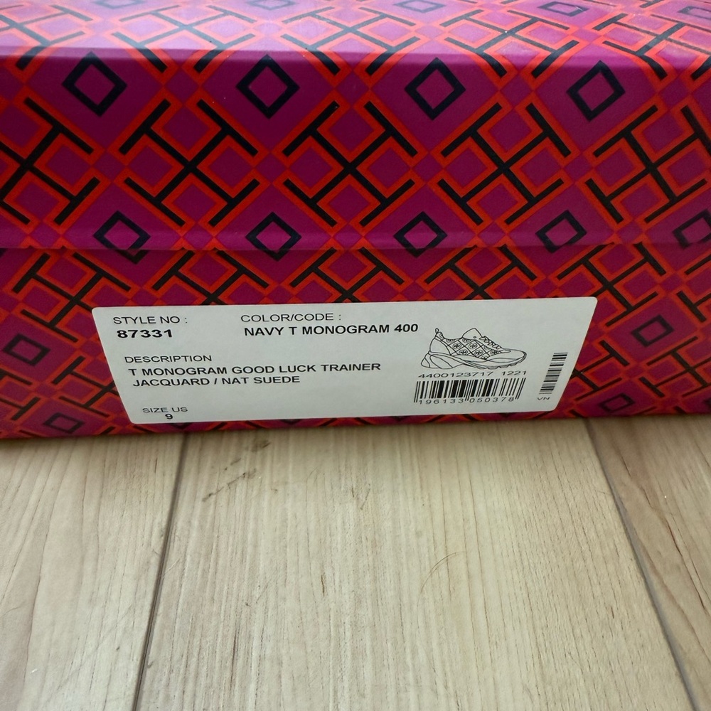Tory Burch NAVY T MONOGRAM Sneaker - Picture 3 of 6